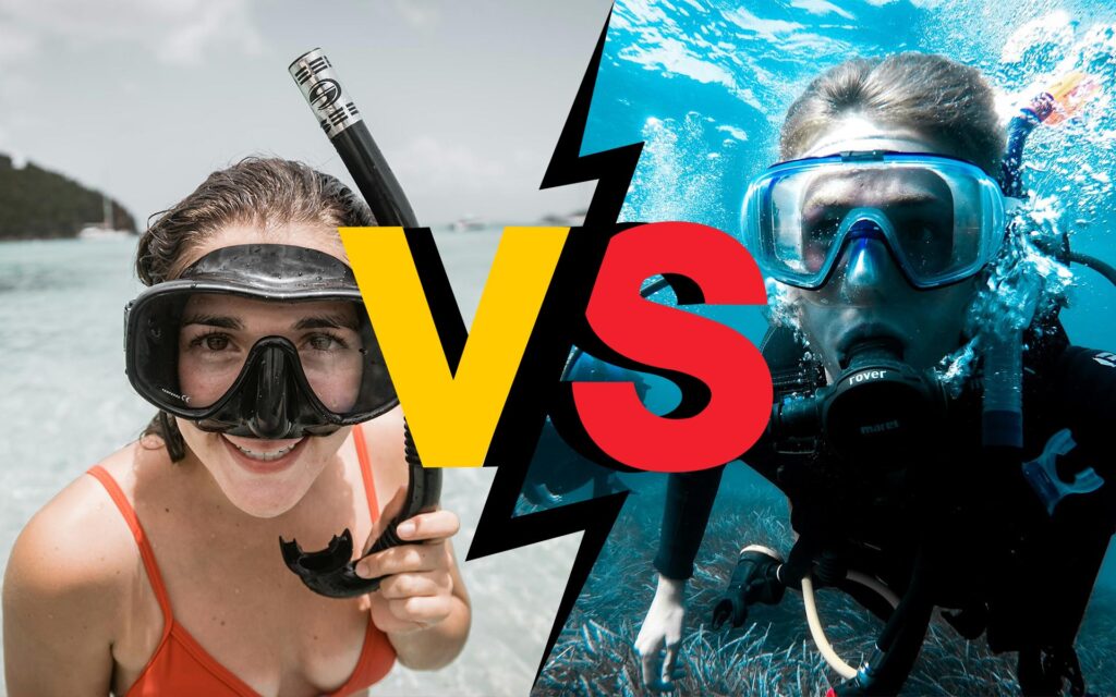 Snorkeling vs Scuba Diving